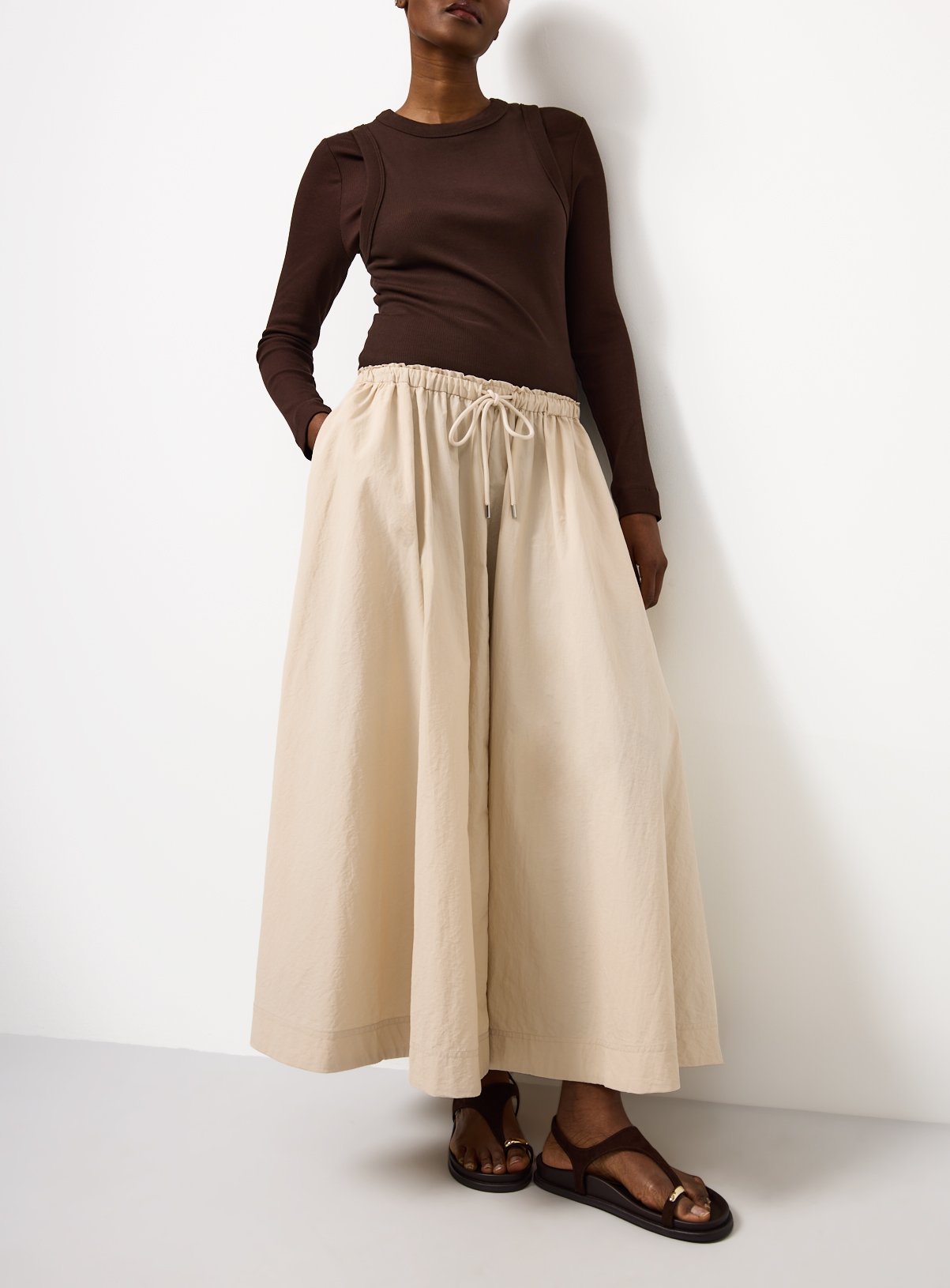 Stone Techno Midaxi Full Skirt 14 - Image 2 thumbnail