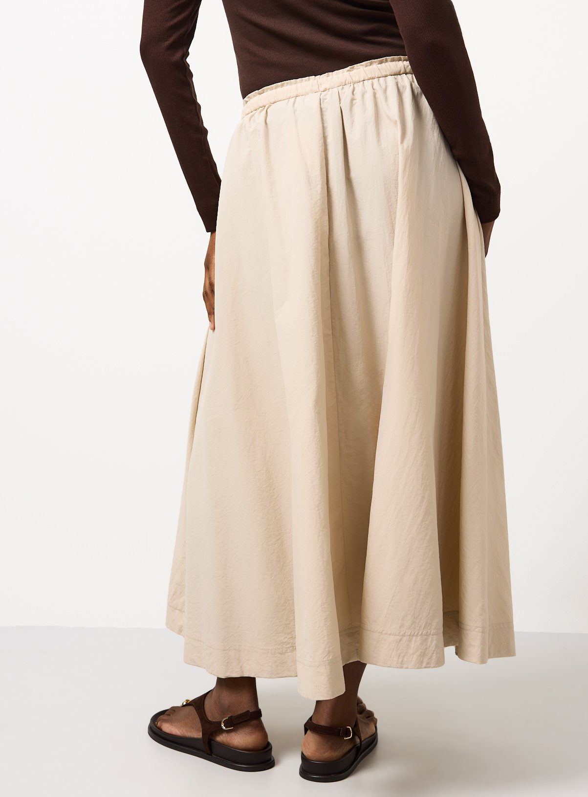 Stone Techno Midaxi Full Skirt 14 - Image 4 thumbnail