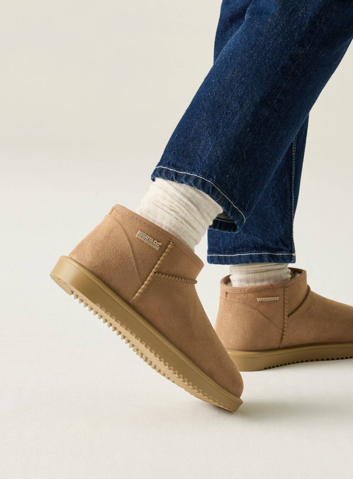 REGATTA Risley Short Waterproof Boots Tan 6 - Image 1