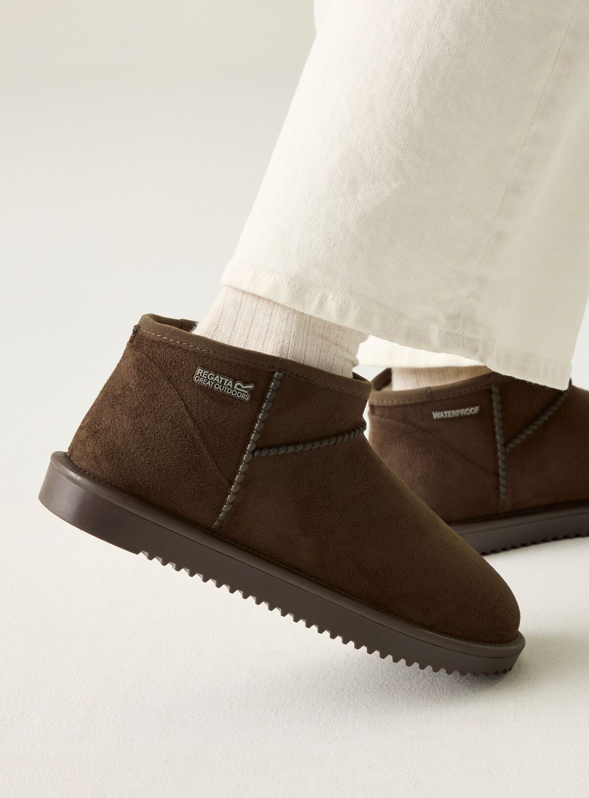 REGATTA Risley Short Waterproof Boots Brown 6 - Image 4 thumbnail