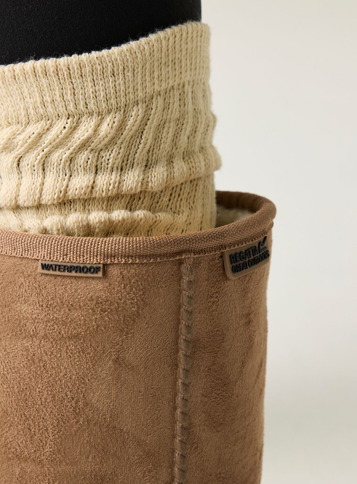 REGATTA Risley Mid Waterproof Boots Tan 3 - Image 3 thumbnail