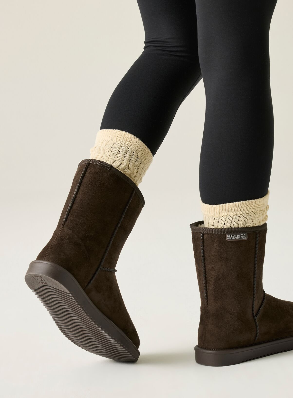 REGATTA Risley Mid Waterproof Boots Brown 4 - Image 2 thumbnail