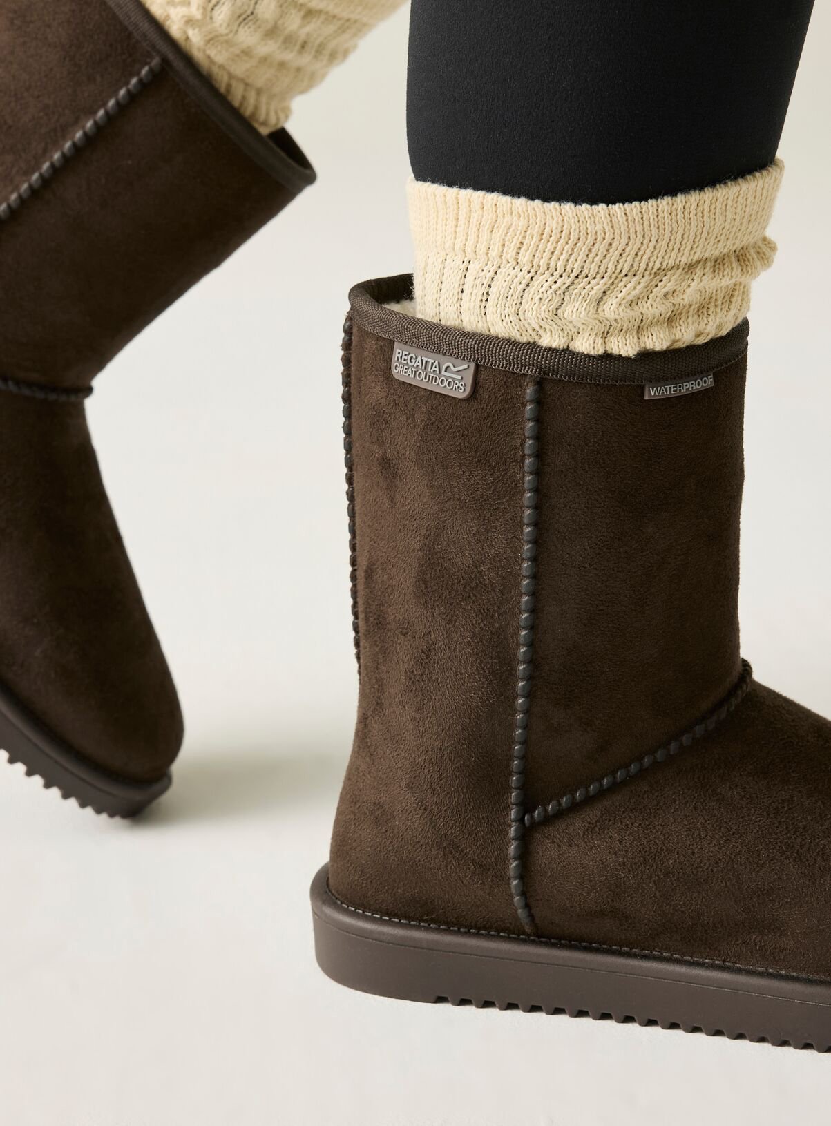 REGATTA Risley Mid Waterproof Boots Brown 4 - Image 3 thumbnail