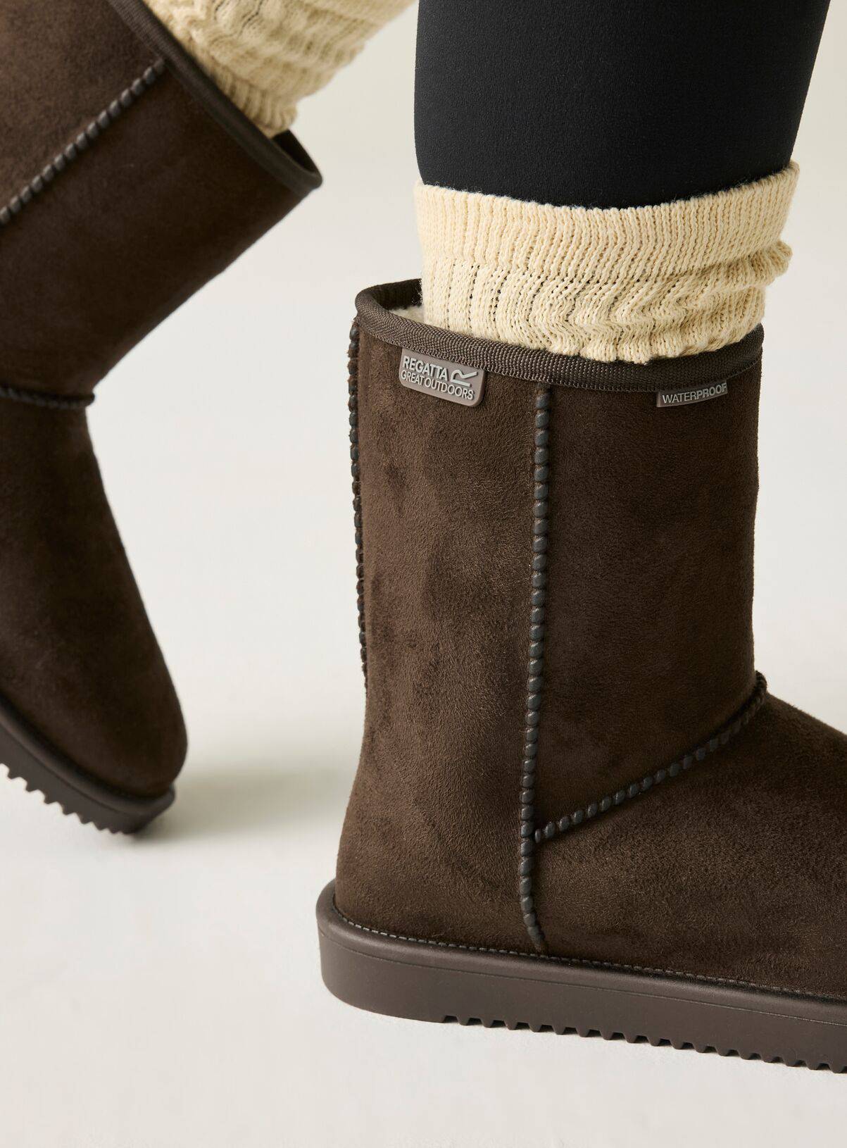 REGATTA Risley Mid Waterproof Boots Brown 4 - Image 3