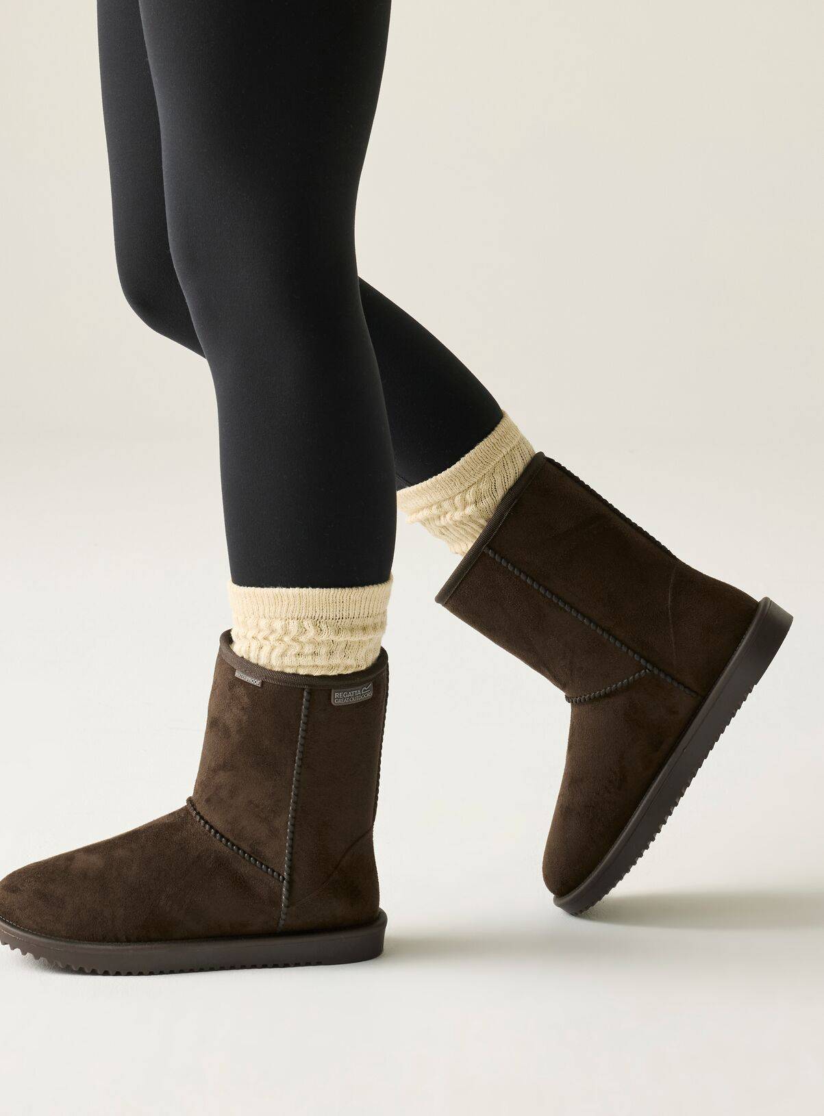 REGATTA Risley Mid Waterproof Boots Brown 4 - Image 4