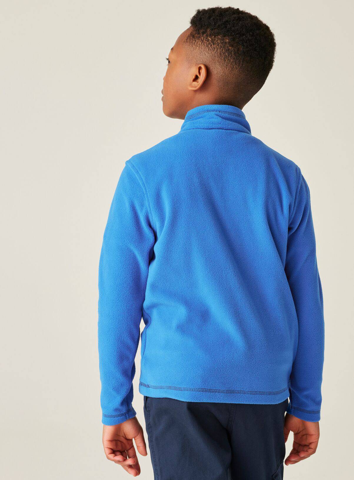 REGATTA Hot Shot Half Zip Fleece Blue 14 years - Image 3