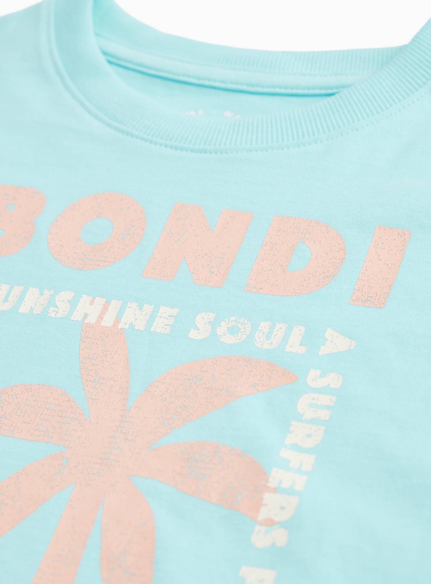 Blue Bondi Beach Graphic T-Shirt 7 years - Image 2