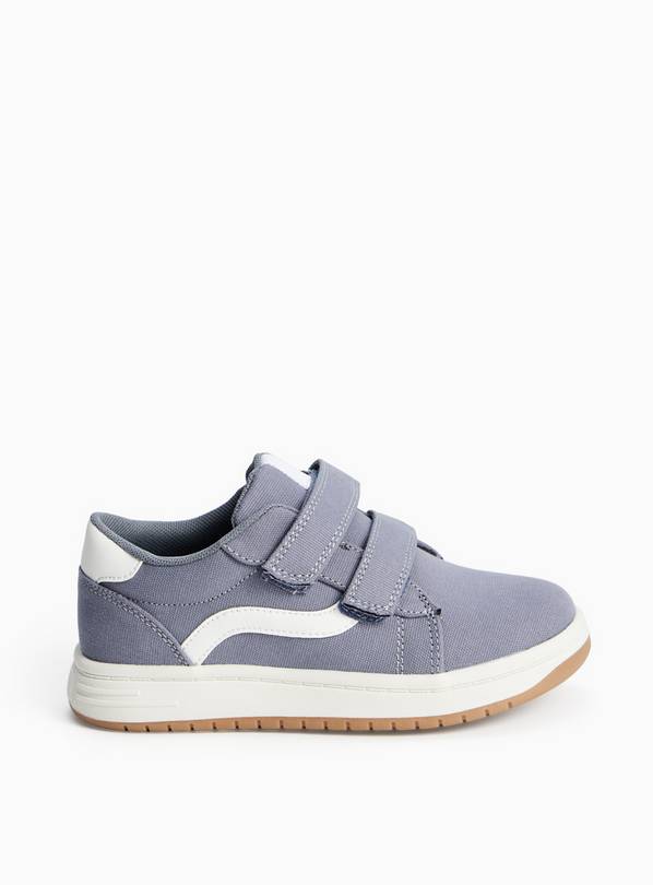 Blue Twin Strap Skater Trainers 9 Infant