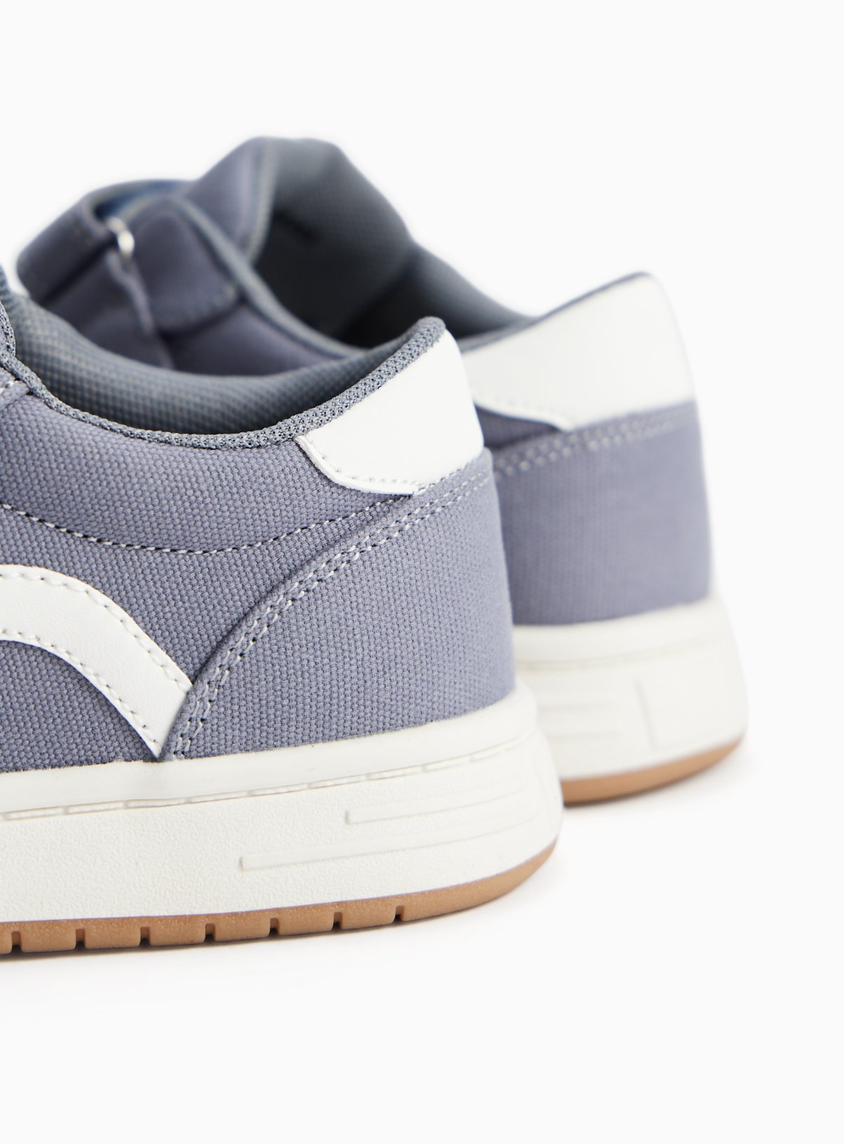 Blue Twin Strap Skater Trainers 10 Infant - Image 4 thumbnail