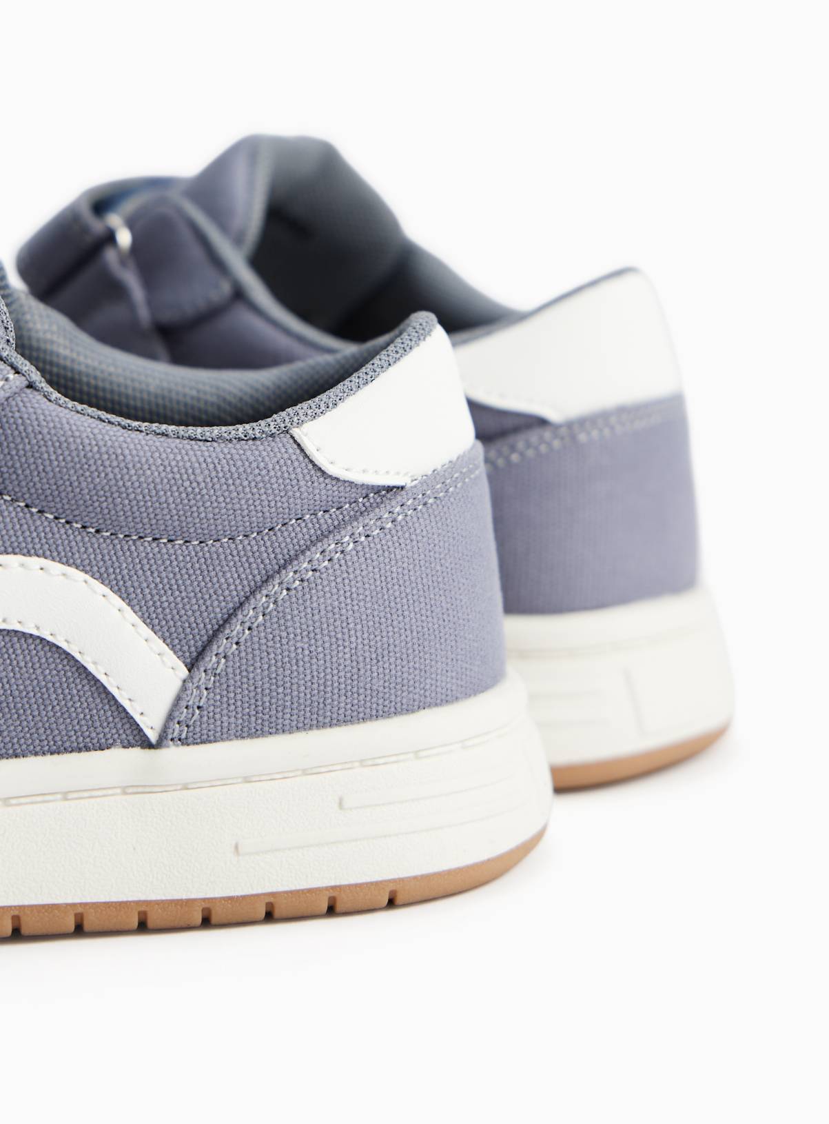 Blue Twin Strap Skater Trainers 10 Infant - Image 4