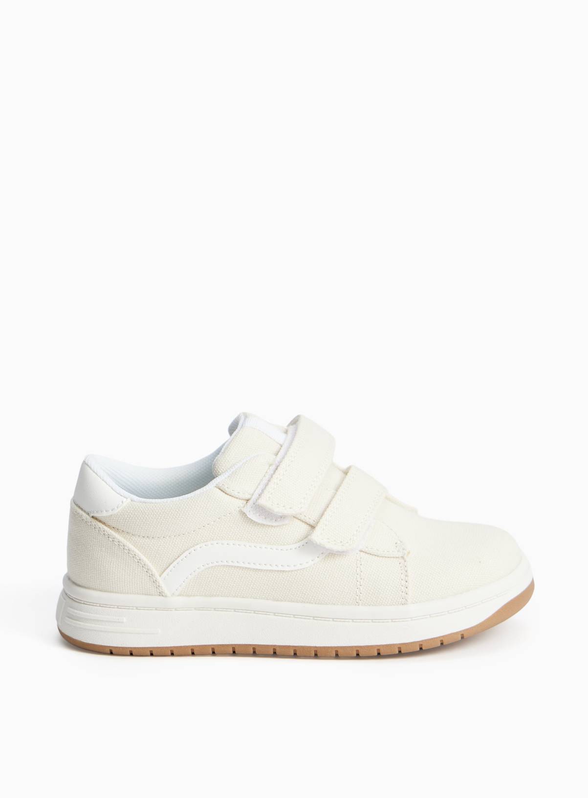 Stone Twin Strap Skater Trainers 7 Infant - Image 1
