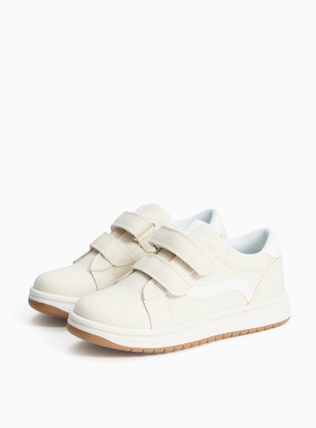 Stone Twin Strap Skater Trainers 7 Infant - Image 2 thumbnail