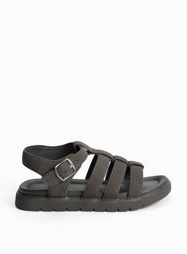 Charcoal Fisherman Style Sandals 6 Infant