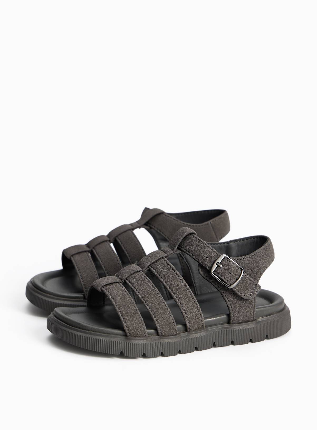 Charcoal Fisherman Style Sandals 6 Infant - Image 2