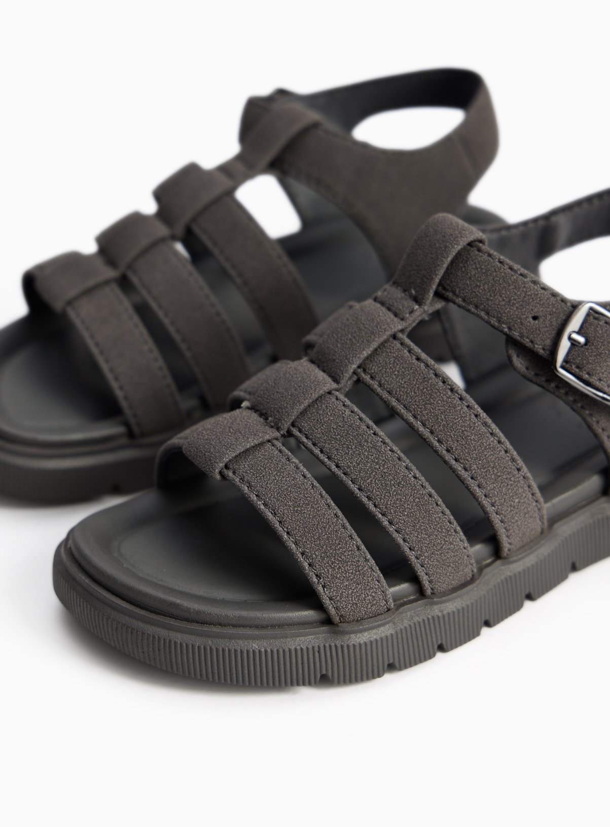 Charcoal Fisherman Style Sandals 6 Infant - Image 3 thumbnail