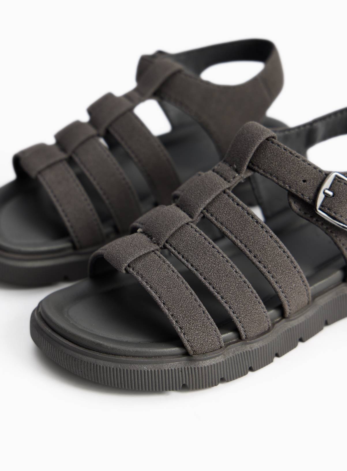 Charcoal Fisherman Style Sandals 6 Infant - Image 3