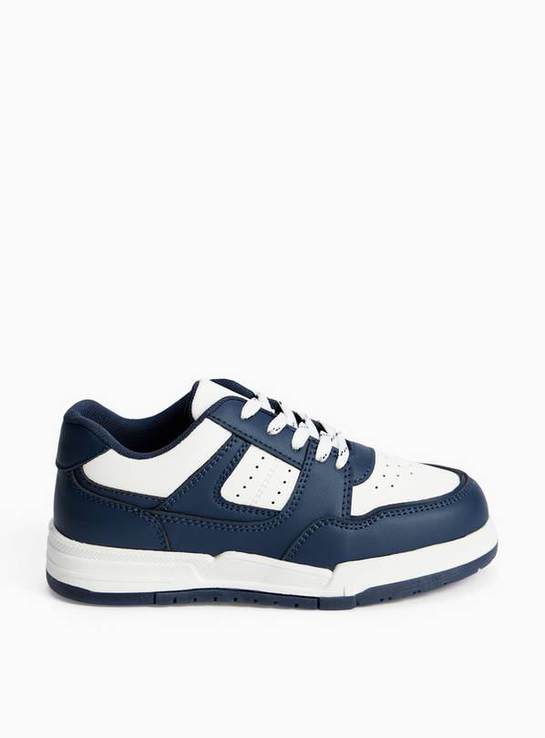 Navy Colour Block Panel Trainers 10 Infant
