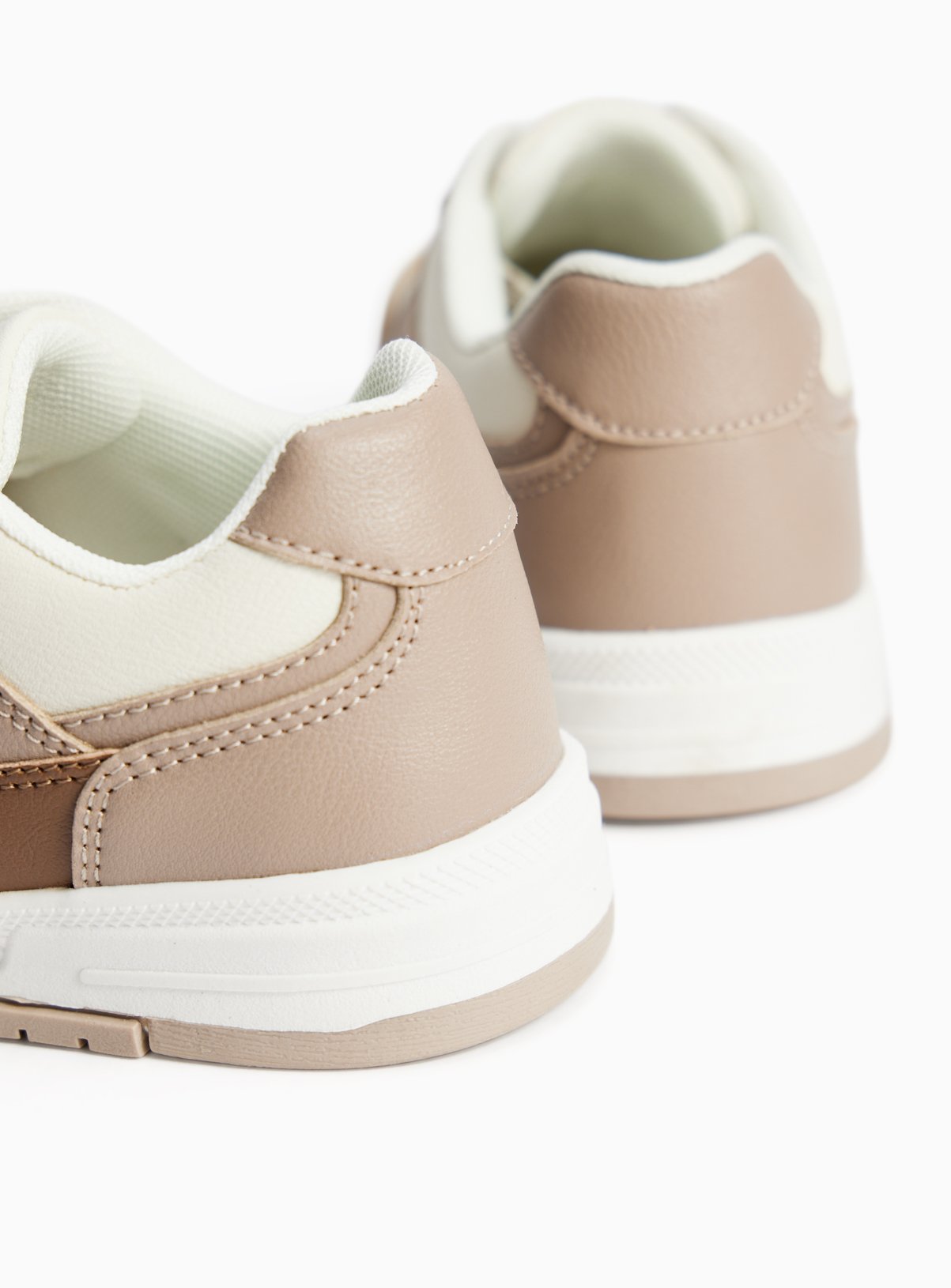 Stone Panelled Trainers 10 Infant - Image 4 thumbnail