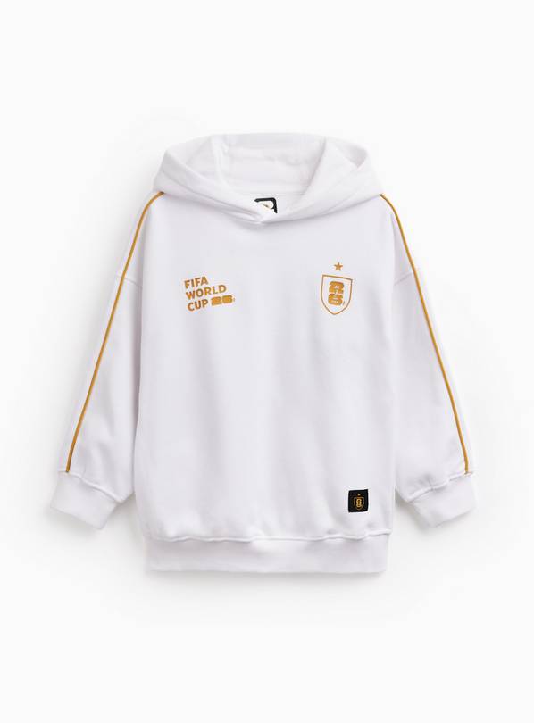 White Official FIFA Graphic Hoodie 7 years