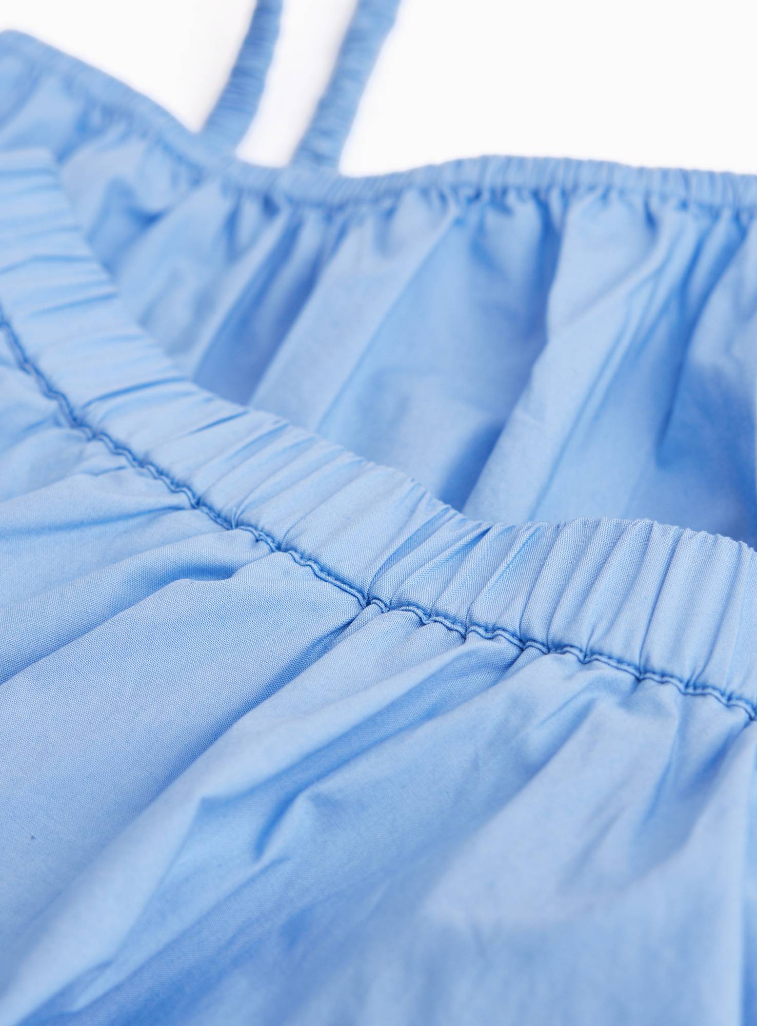 Blue Poplin Vest & Skirt Set 10 years - Image 2