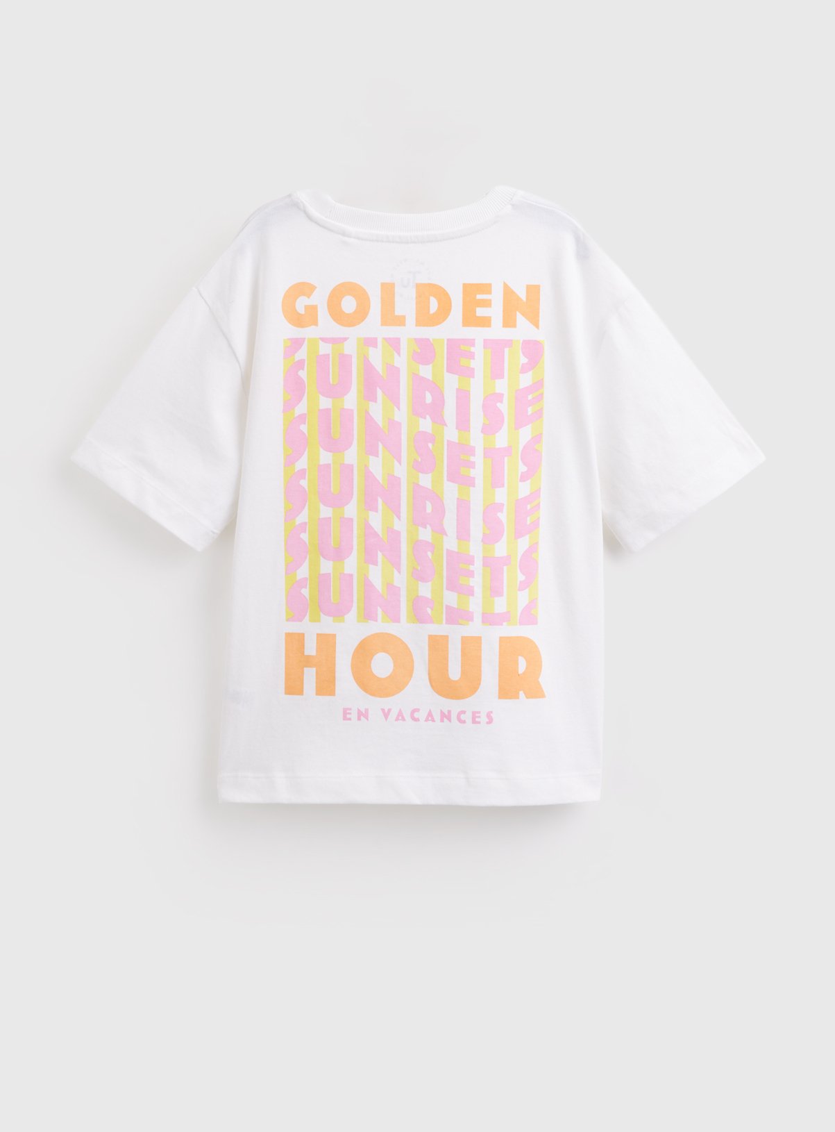 White Graphic Print T-Shirt & Cycle Shorts Set 5 years - Image 2 thumbnail