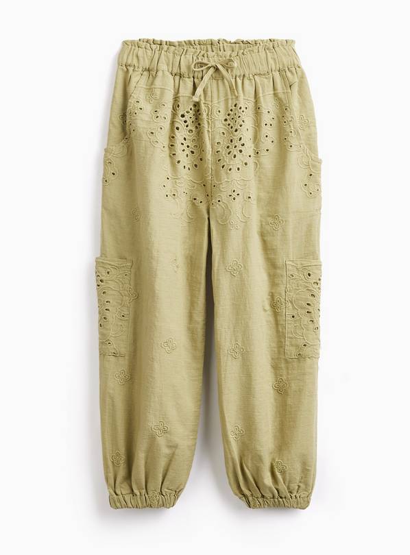 Khaki Embroidered Trousers 11 years