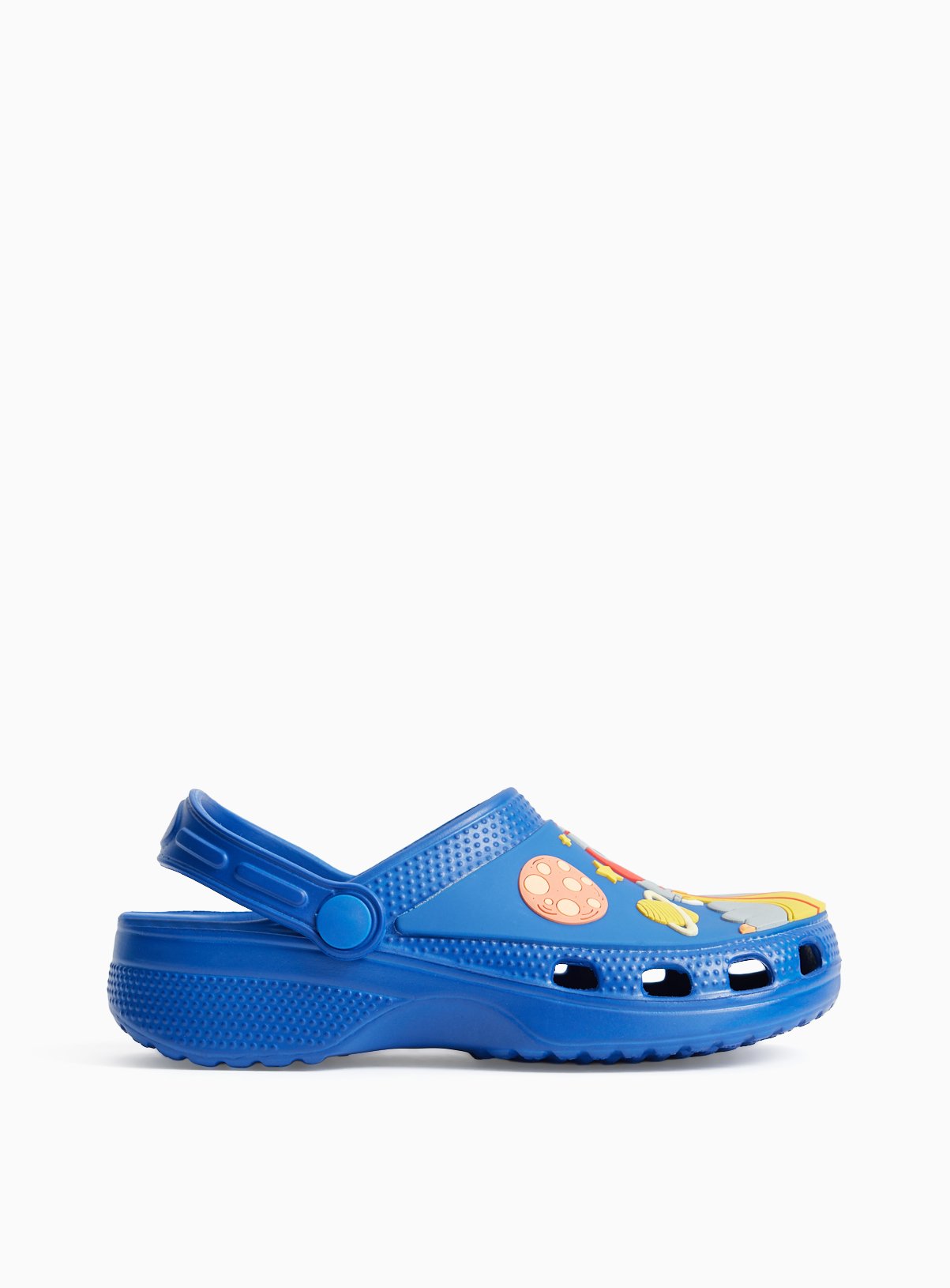 Navy Rocket Print Clogs 10-11 Infant - Image 2 thumbnail