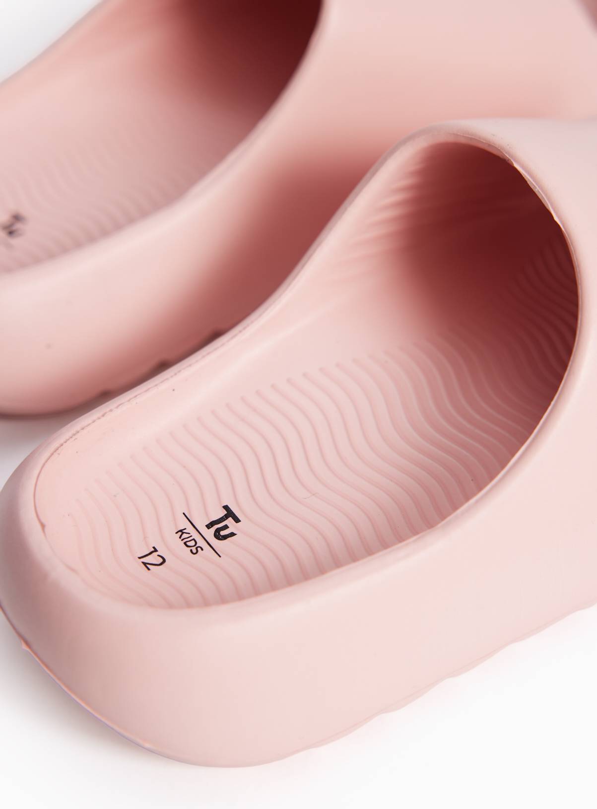Pink Plain Sliders 13 Infant - Image 3