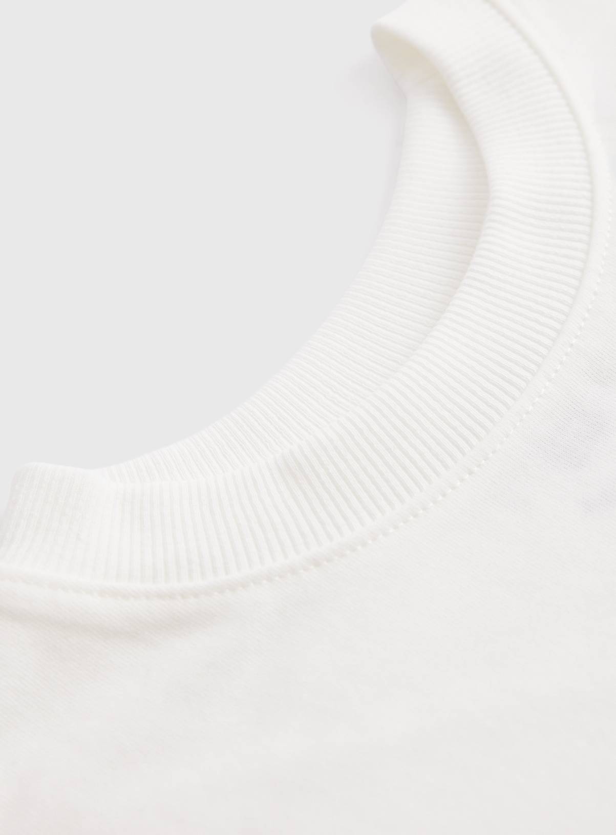 White Jersey T-Shirt 9 years - Image 2