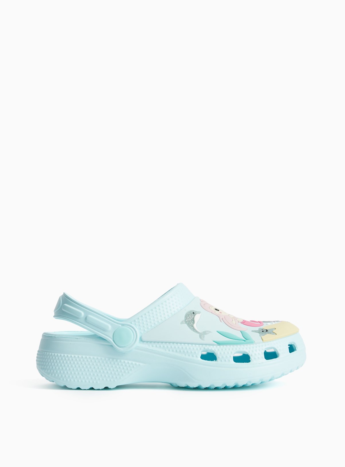 Blue Sea Life Print Clogs 6-7 Infant - Image 2 thumbnail