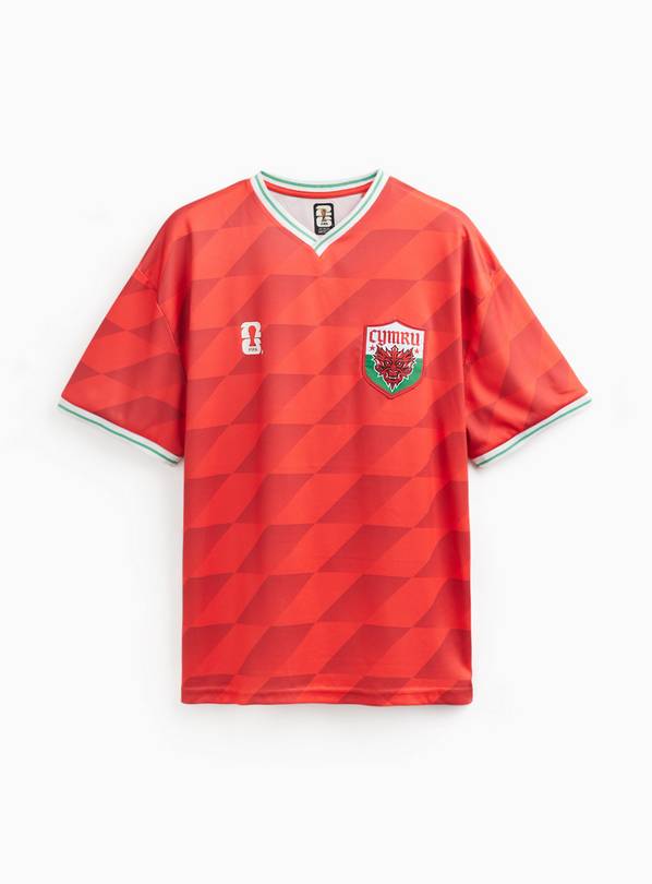 Red Official FIFA Wales Football Tee XXXXL