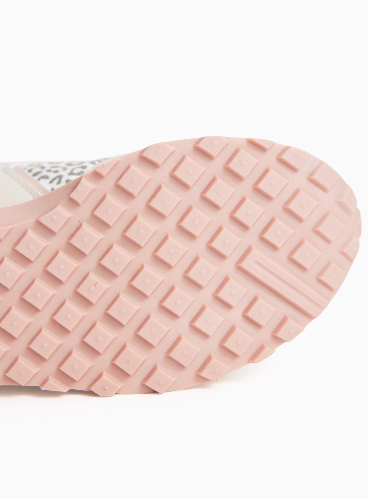 Pink Leopard Print Panel Trainers 12 Infant - Image 3 thumbnail