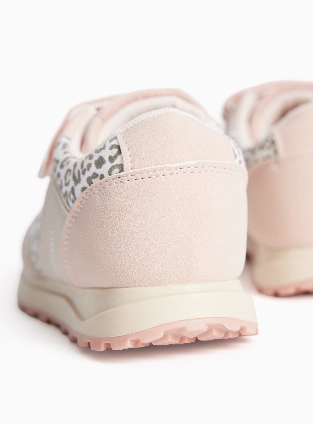 Pink Leopard Print Panel Trainers 12 Infant - Image 4 thumbnail