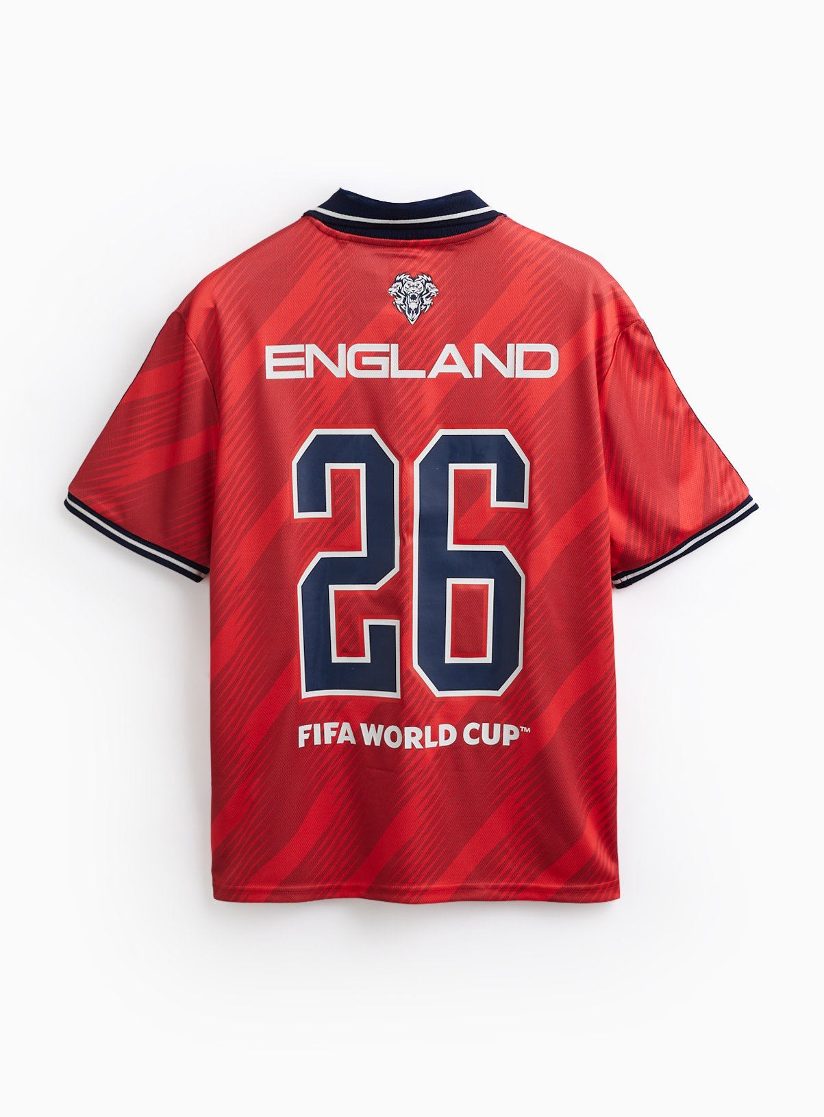 Red Official FIFA England Retro Football Polo Shirt L - Image 4 thumbnail