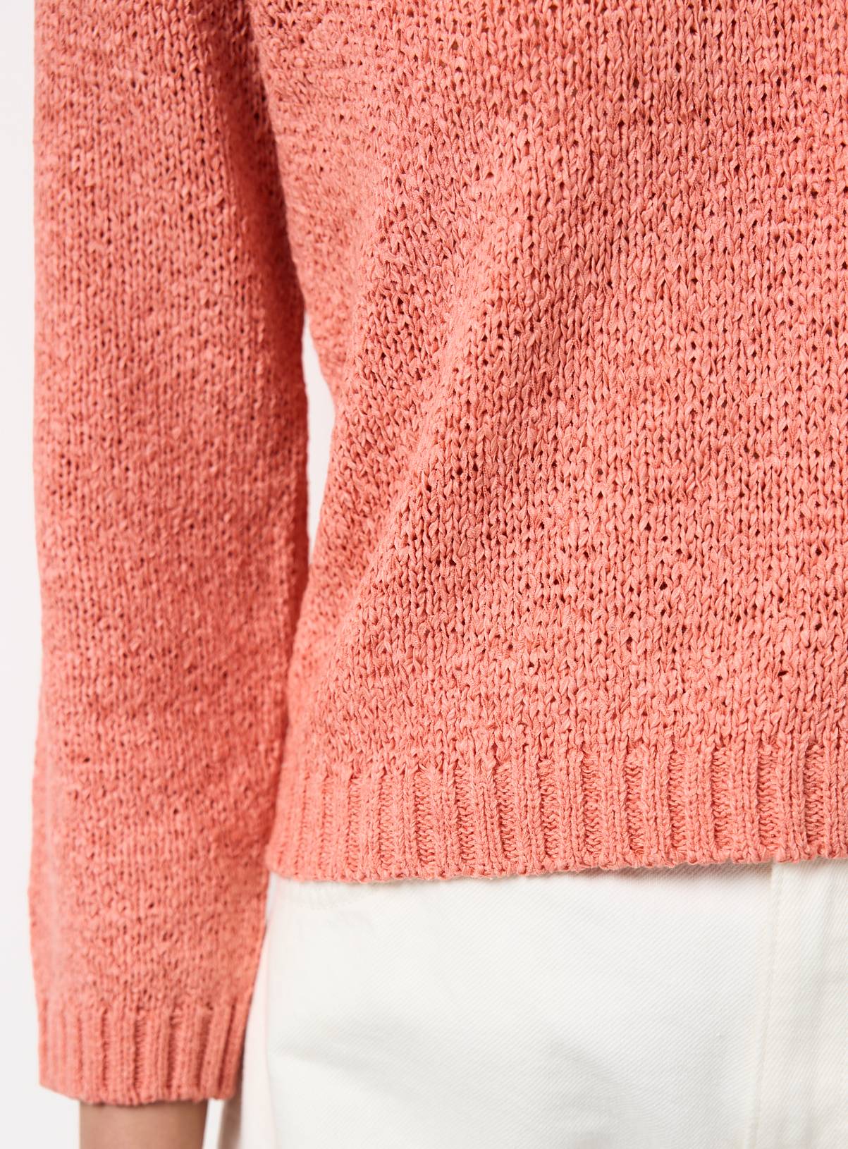Coral V Neck Knitted Jumper XL - Image 3