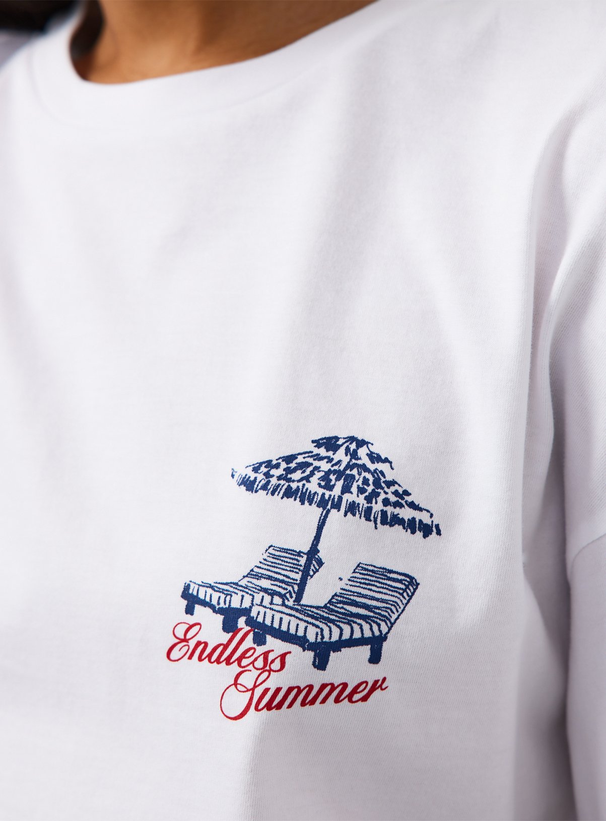 White Beach Club Graphic Shortie Pyjamas XL - Image 3 thumbnail