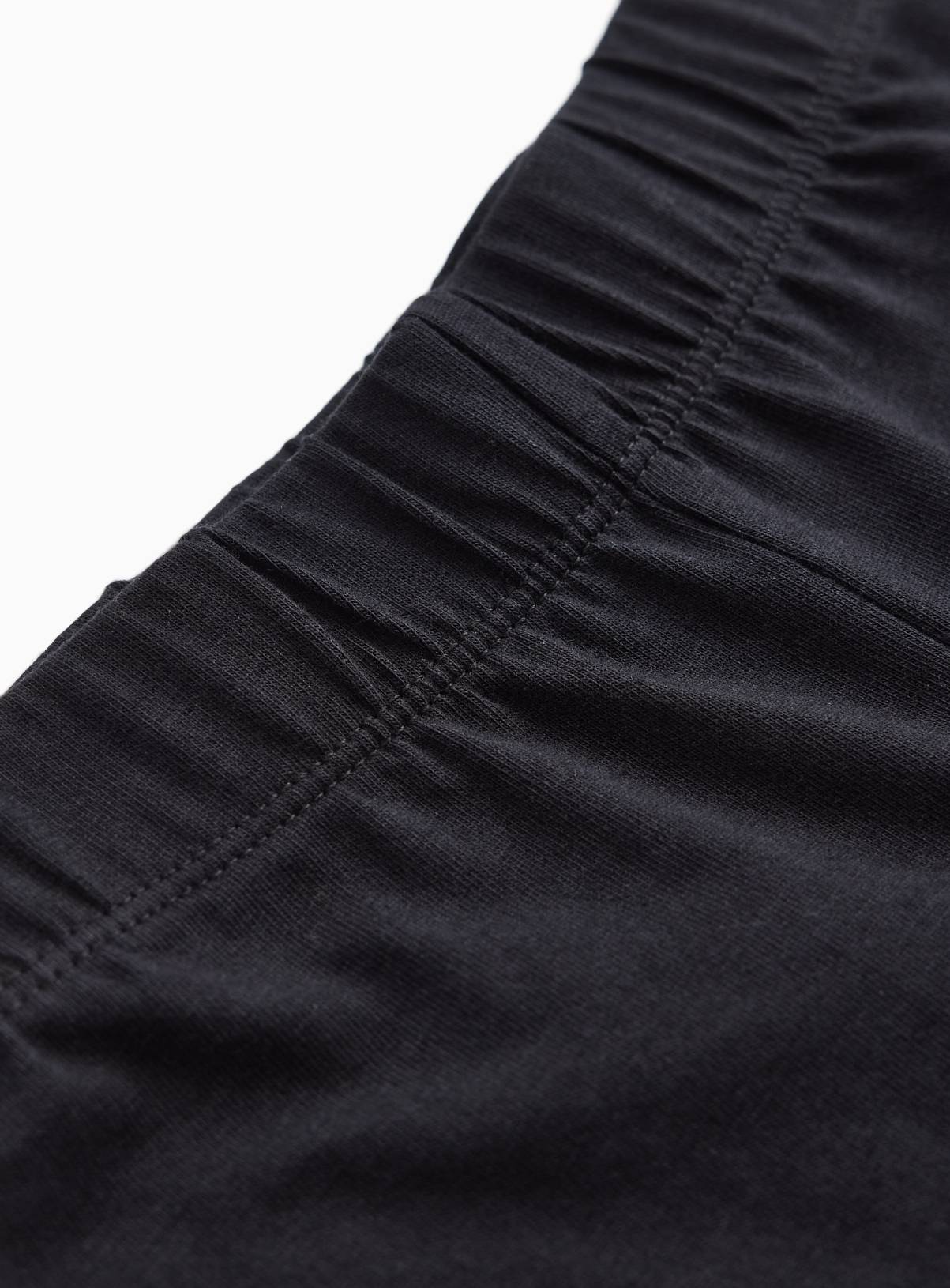 Black Longer Length Cycling Shorts 2 Pack 11 years - Image 2