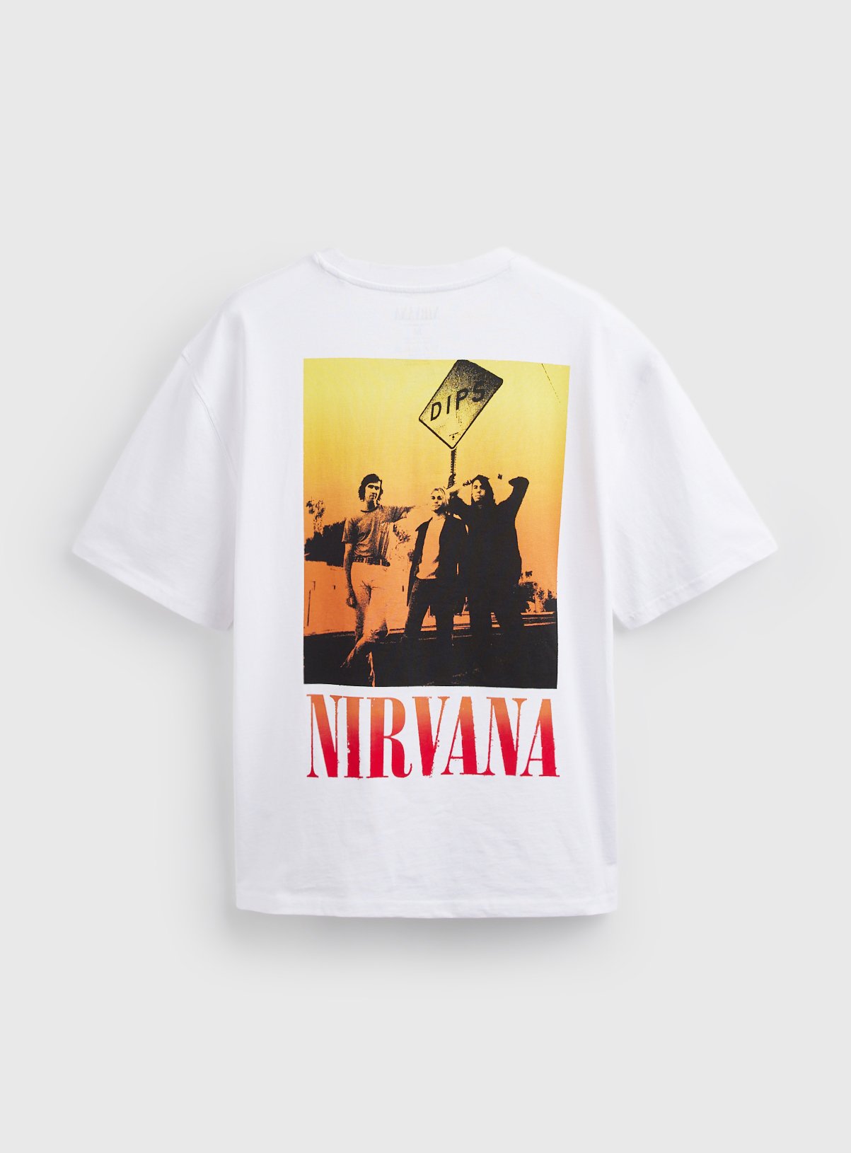 Buy White Nirvana Graphic Relaxed Fit T-Shirt S | Gifts for him