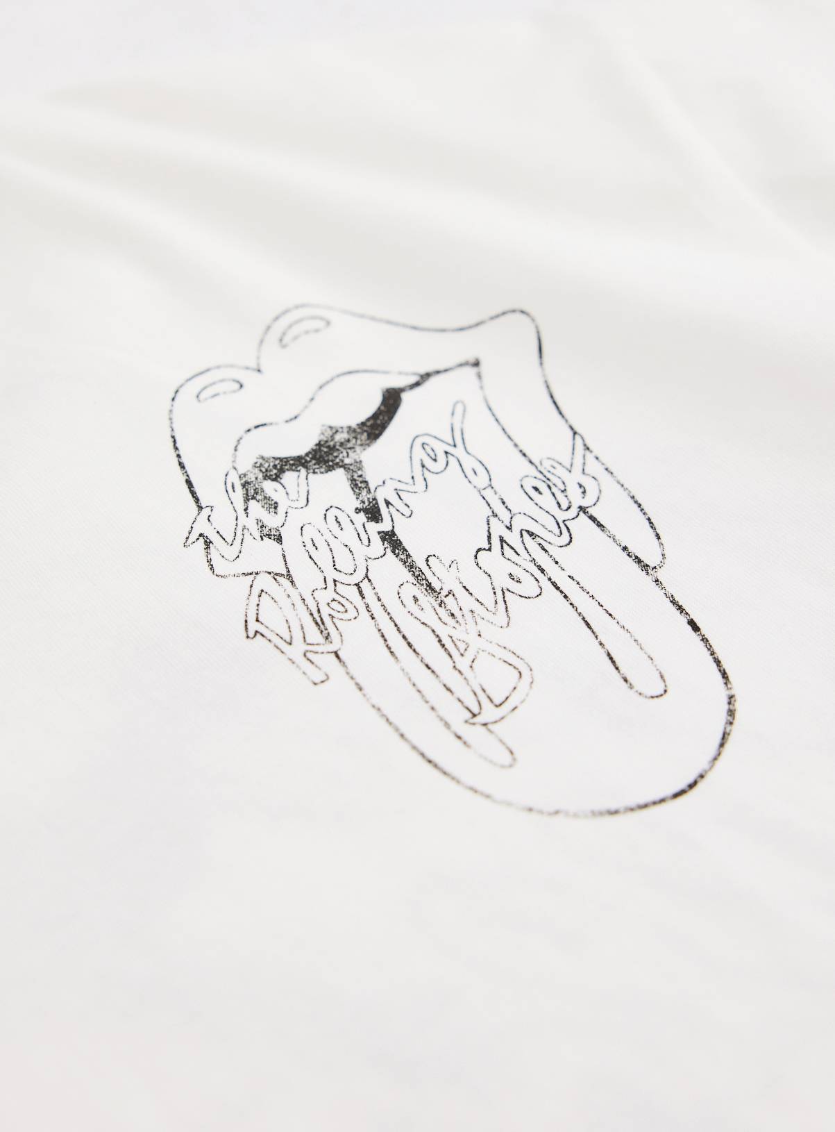 White Rolling Stones Graphic T-Shirt 10 years - Image 3
