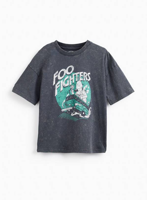 Grey Foo Fighters Graphic T-Shirt 7 years
