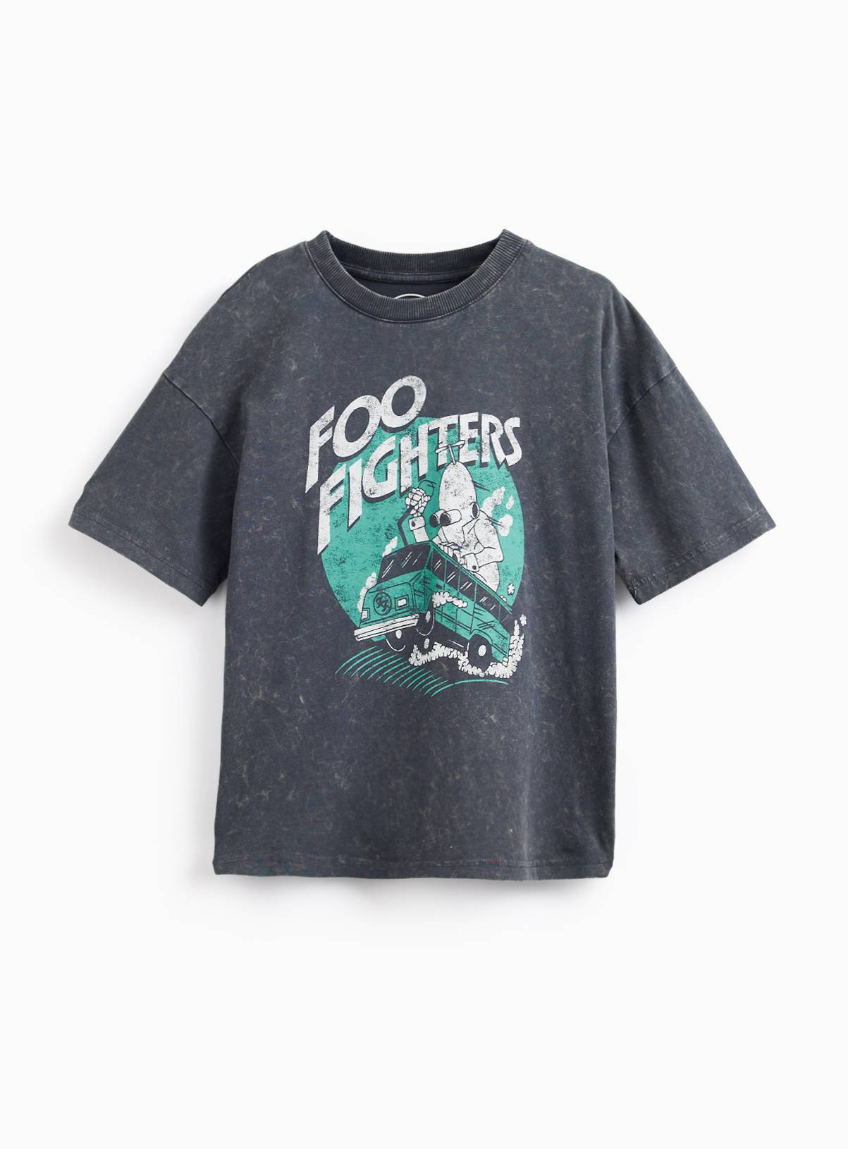 Grey Foo Fighters Graphic T-Shirt 9 years - Image 1