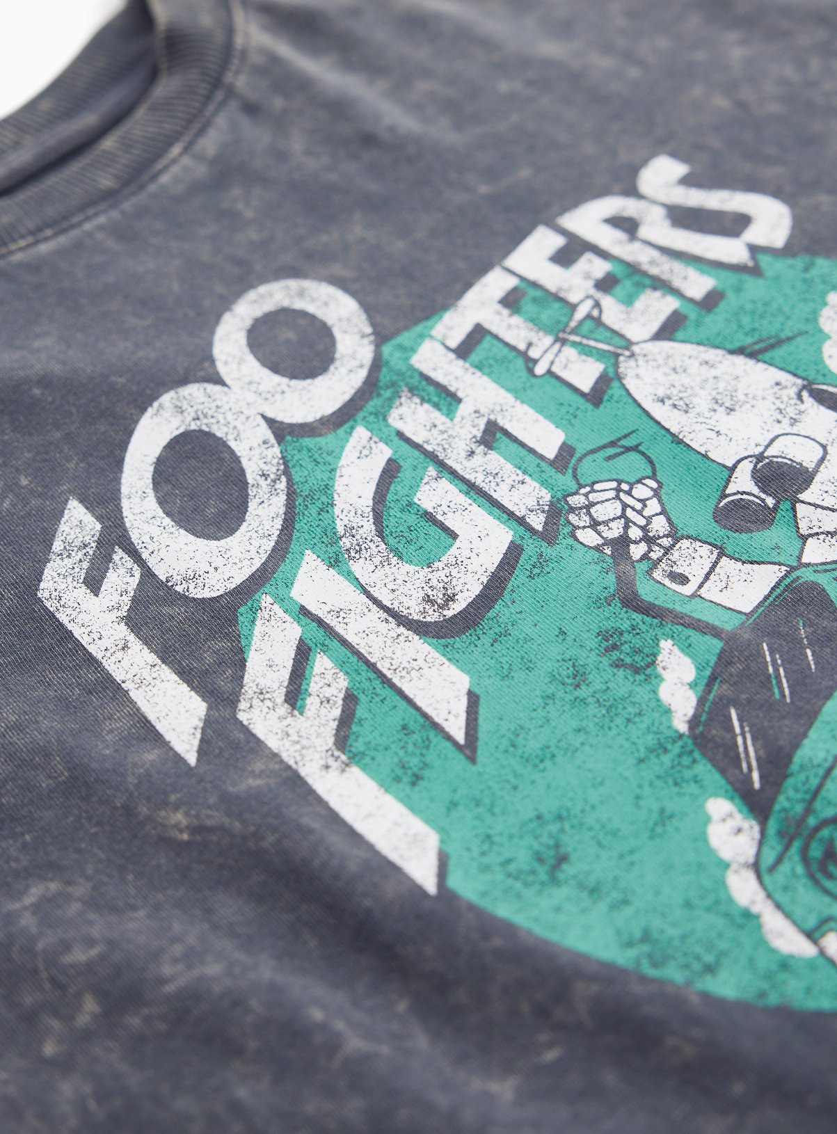 Grey Foo Fighters Graphic T-Shirt 9 years - Image 2 thumbnail