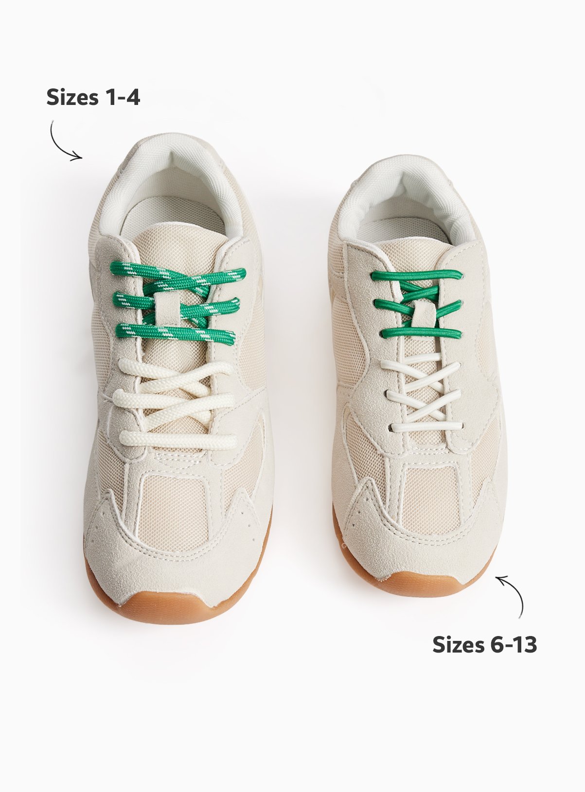 Cream Low Profile Contrast Lace Trainers 10 Infant - Image 2 thumbnail