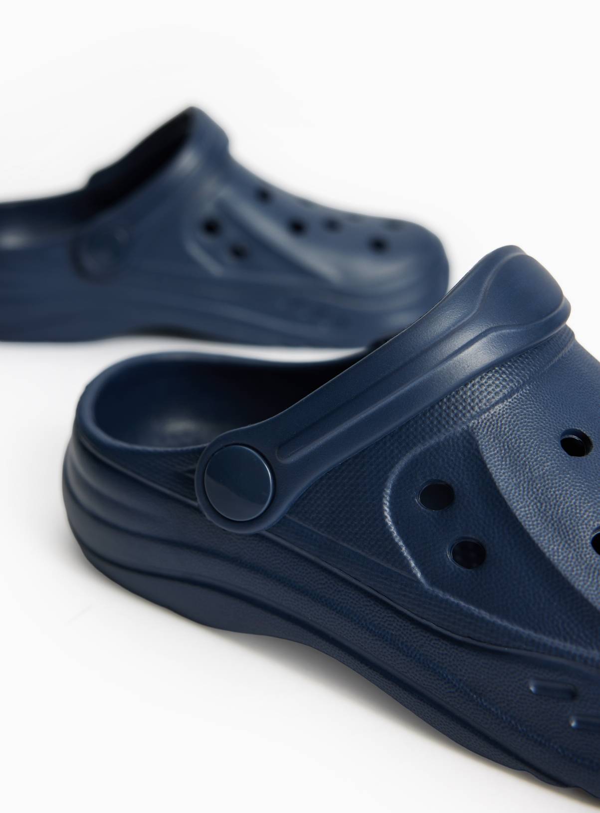 Navy EVA Ankle Strap Clogs 6-7 Infant - Image 3