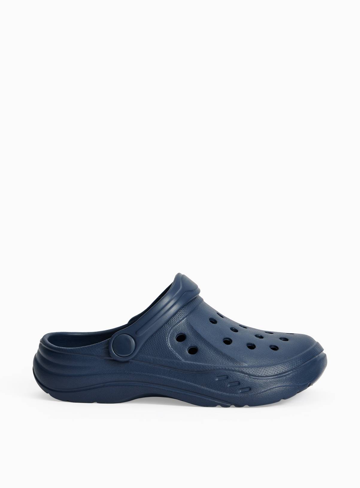 Navy EVA Ankle Strap Clogs 6-7 Infant - Image 4