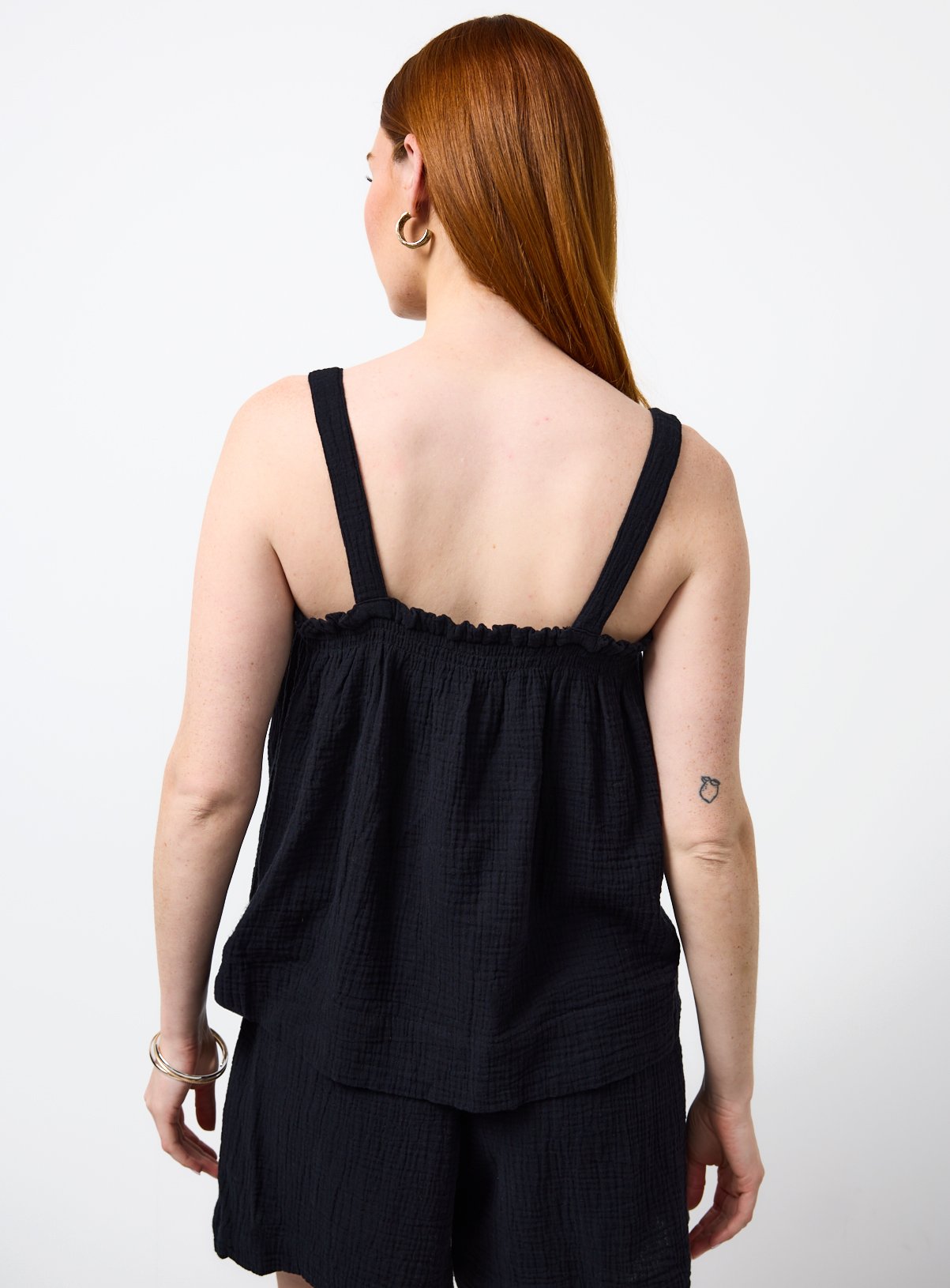 Black Double Cloth Cami Co-ord Top 24 - Image 4 thumbnail