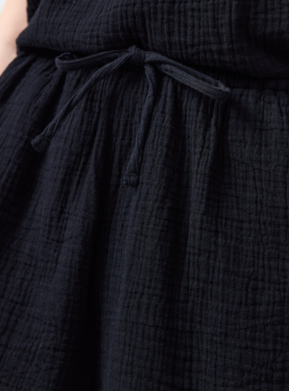 Black Double Cloth Co-ord Shorts 14 - Image 3 thumbnail