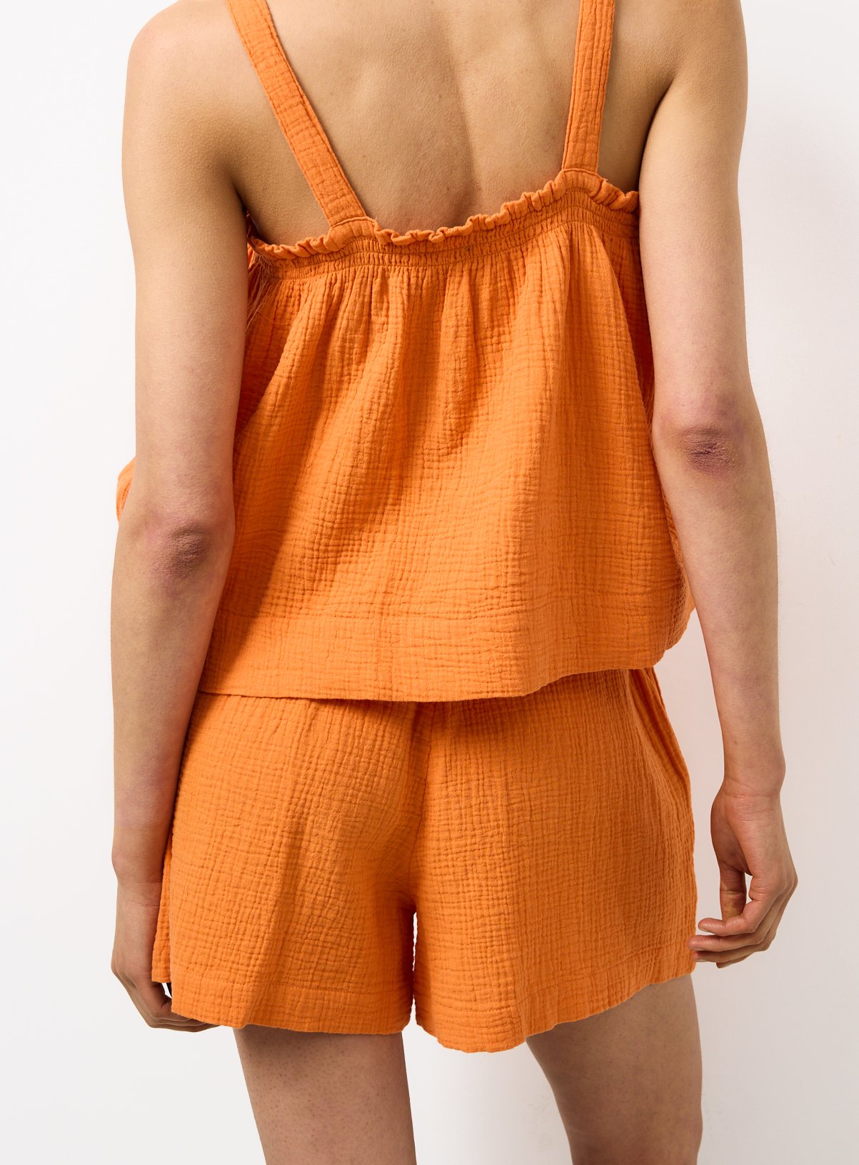 Orange Double Cloth Shorts 24 - Image 4 thumbnail