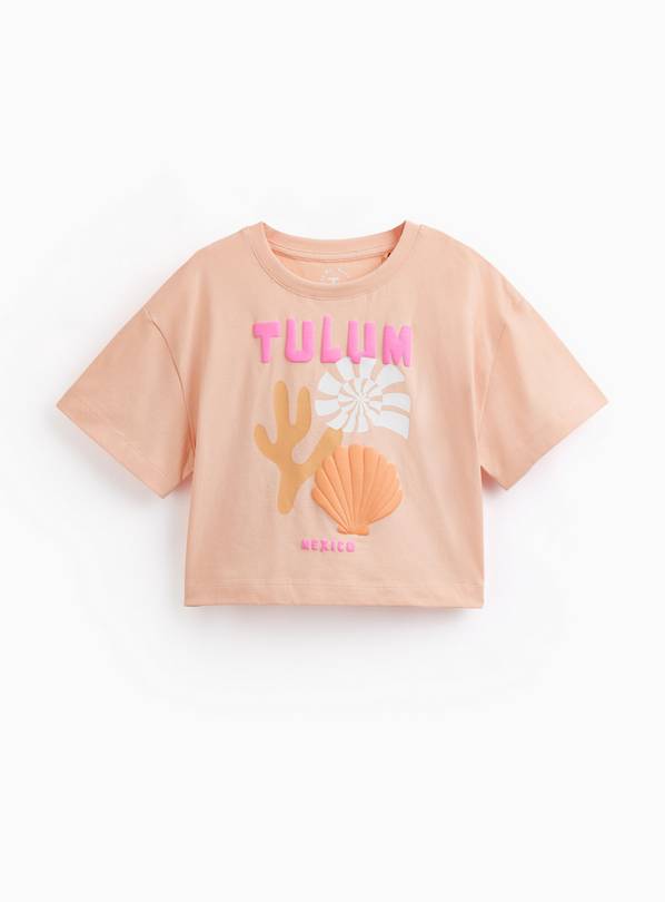 Pink Tulum Graphic T-Shirt 14 years