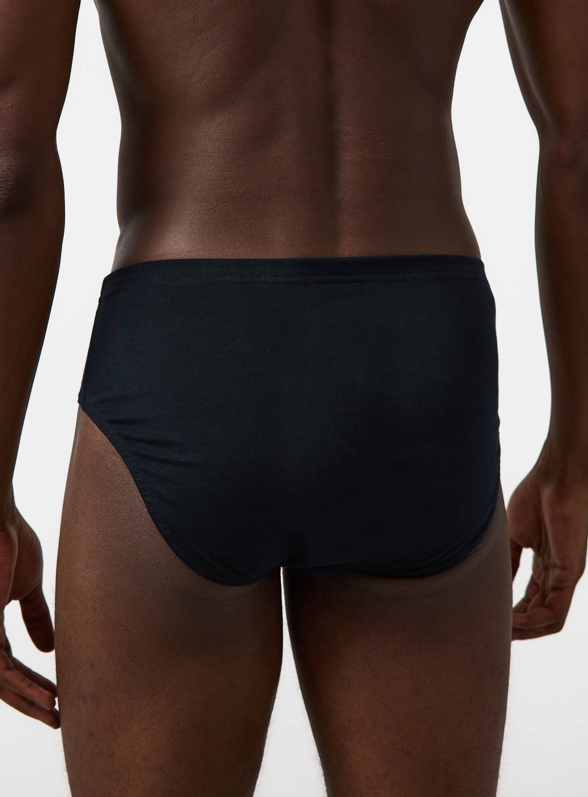 Black Slip Style Briefs 3 Pack S - Image 4